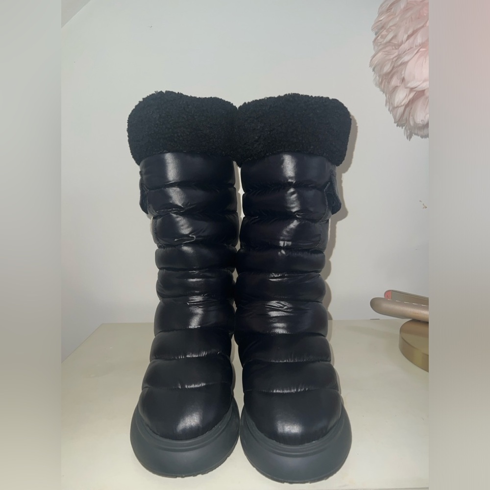 Gaia fleece-trimmed quilted shell boots - Picture 5 of 6